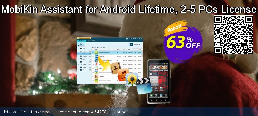 MobiKin Assistant for Android Lifetime, 2-5 PCs License klasse Verkaufsförderung Bildschirmfoto