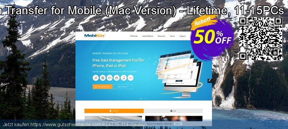 MobiKin Transfer for Mobile - Mac Version - Lifetime, 11-15PCs License großartig Nachlass Bildschirmfoto