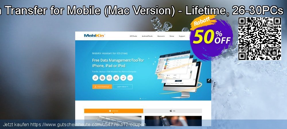 MobiKin Transfer for Mobile - Mac Version - Lifetime, 26-30PCs License super Disagio Bildschirmfoto