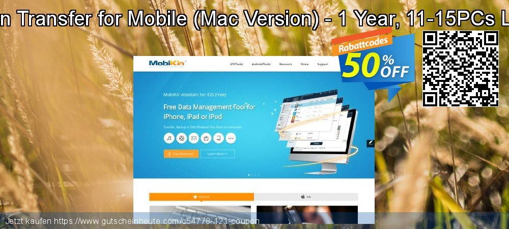 MobiKin Transfer for Mobile - Mac Version - 1 Year, 11-15PCs License überraschend Preisreduzierung Bildschirmfoto