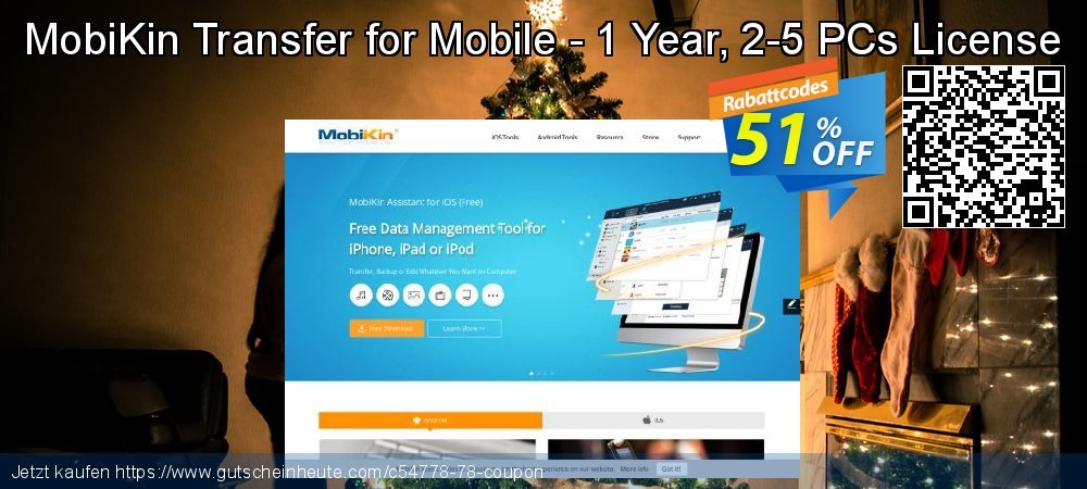 MobiKin Transfer for Mobile - 1 Year, 2-5 PCs License ausschließenden Ermäßigung Bildschirmfoto