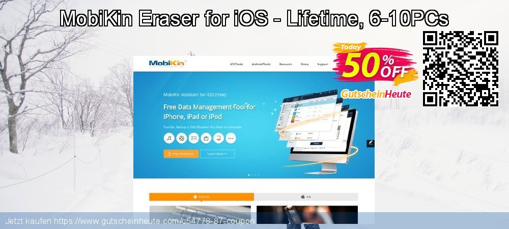 MobiKin Eraser for iOS - Lifetime, 6-10PCs super Sale Aktionen Bildschirmfoto