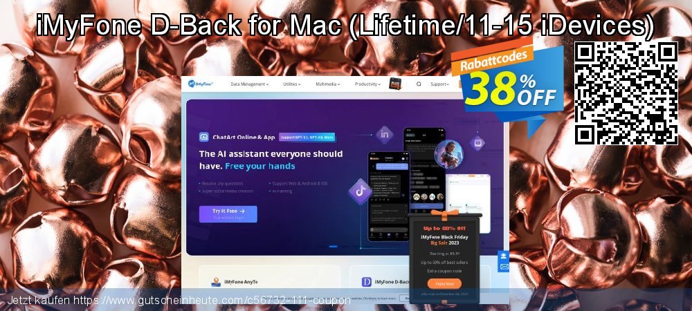 iMyFone D-Back for Mac - Lifetime/11-15 iDevices  wundervoll Diskont Bildschirmfoto