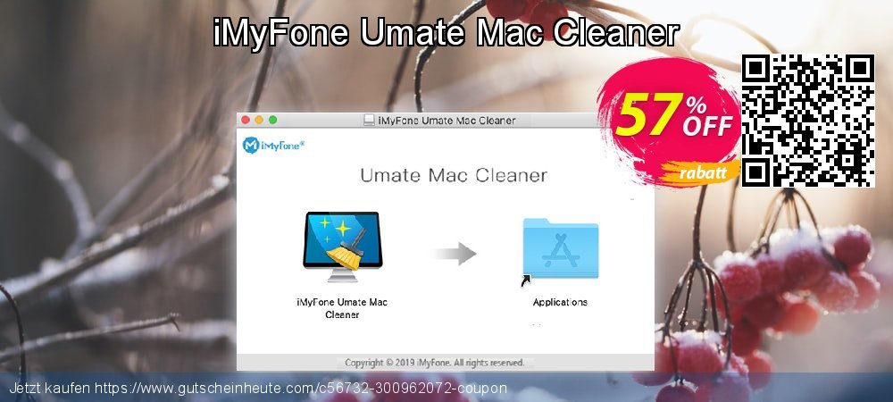 iMyFone Umate Mac Cleaner atemberaubend Beförderung Bildschirmfoto