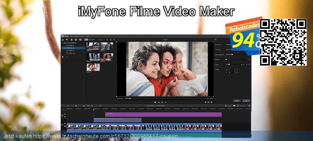 iMyFone Filme Video Maker beeindruckend Sale Aktionen Bildschirmfoto