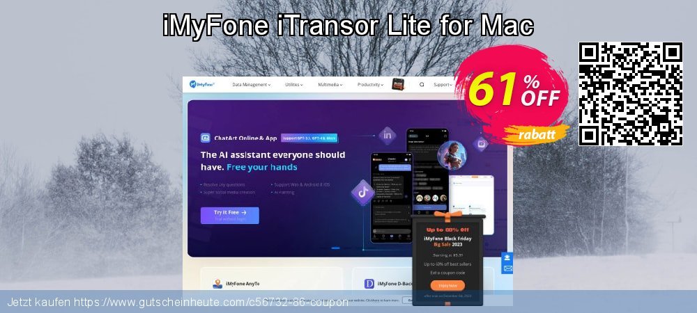 iMyFone iTransor Lite for Mac toll Ermäßigungen Bildschirmfoto
