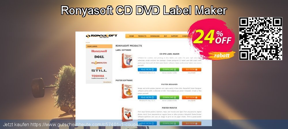 Ronyasoft CD DVD Label Maker aufregende Preisreduzierung Bildschirmfoto