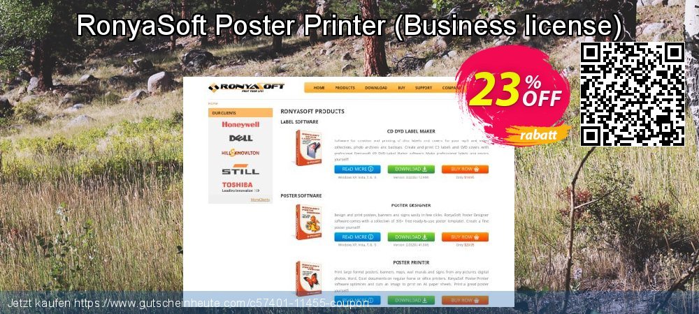 RonyaSoft Poster Printer - Business license  uneingeschränkt Diskont Bildschirmfoto