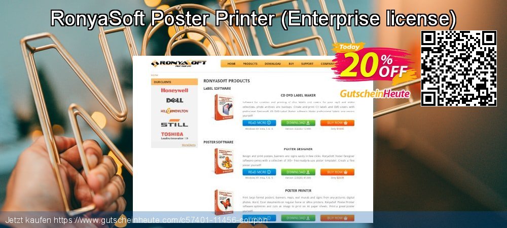 RonyaSoft Poster Printer - Enterprise license  ausschließlich Ermäßigung Bildschirmfoto