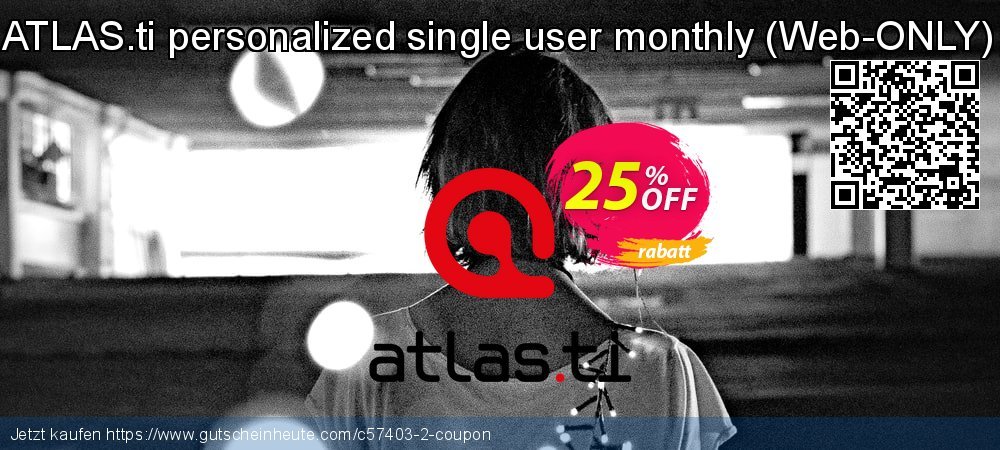 ATLAS.ti personalized single user monthly - Web-ONLY  toll Ermäßigungen Bildschirmfoto