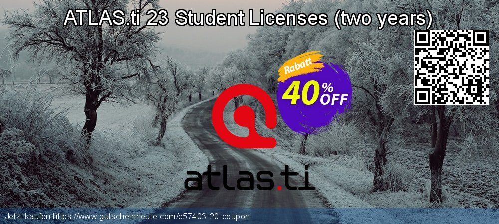 ATLAS.ti 23 Student Licenses - two years  ausschließlich Diskont Bildschirmfoto