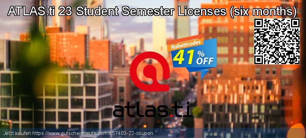 ATLAS.ti 23 Student Semester Licenses - six months  besten Disagio Bildschirmfoto