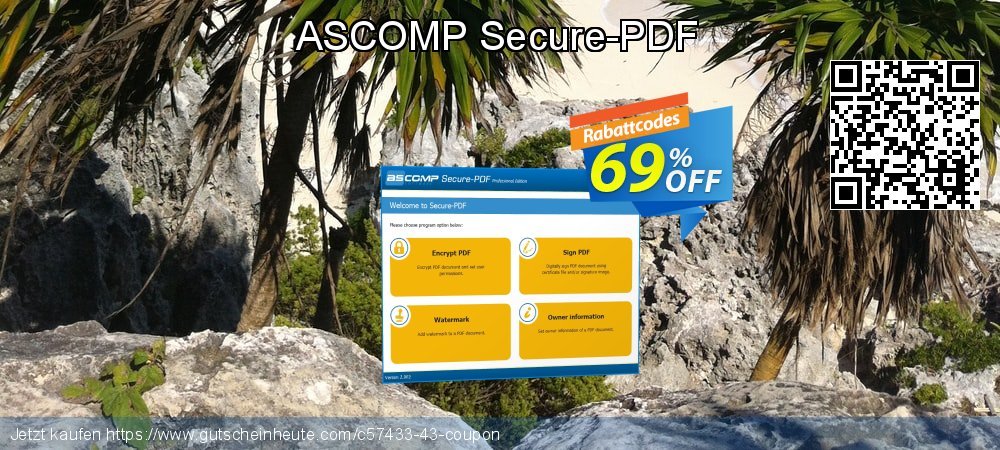 ASCOMP Secure-PDF wundervoll Rabatt Bildschirmfoto