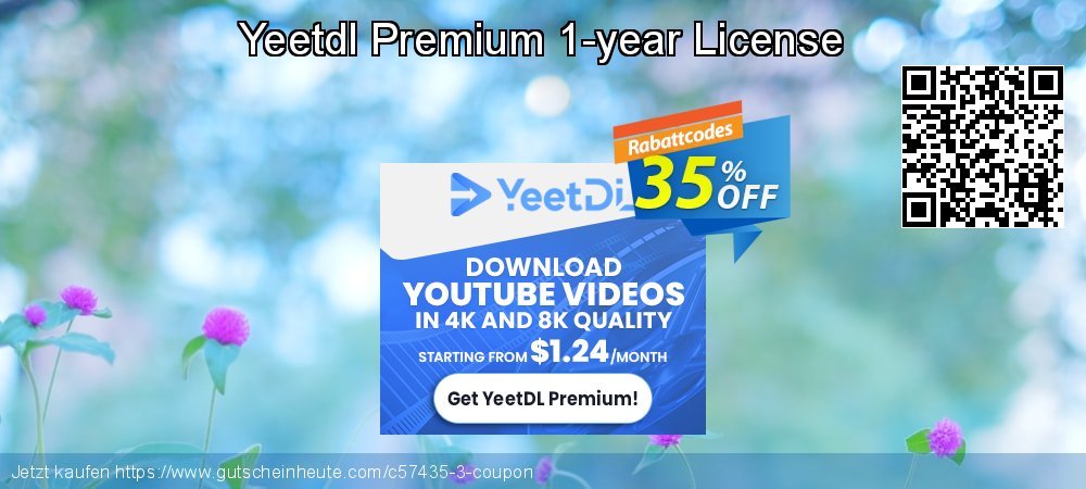 Yeetdl Premium 1-year License aufregende Preisnachlass Bildschirmfoto