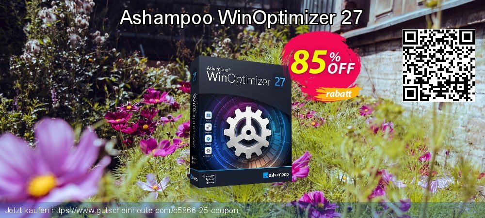 Ashampoo WinOptimizer 27 umwerfende Preisreduzierung Bildschirmfoto