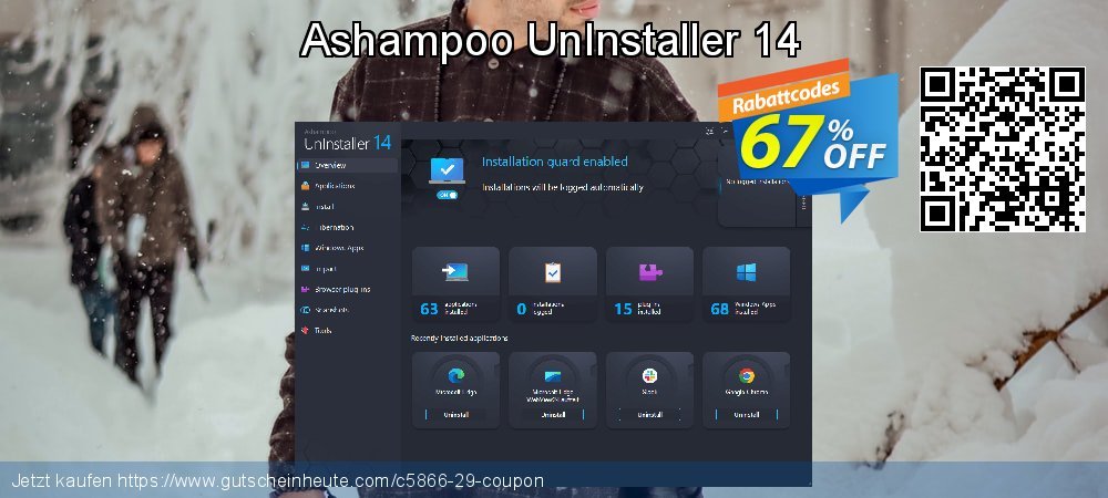 Ashampoo UnInstaller 14 genial Sale Aktionen Bildschirmfoto