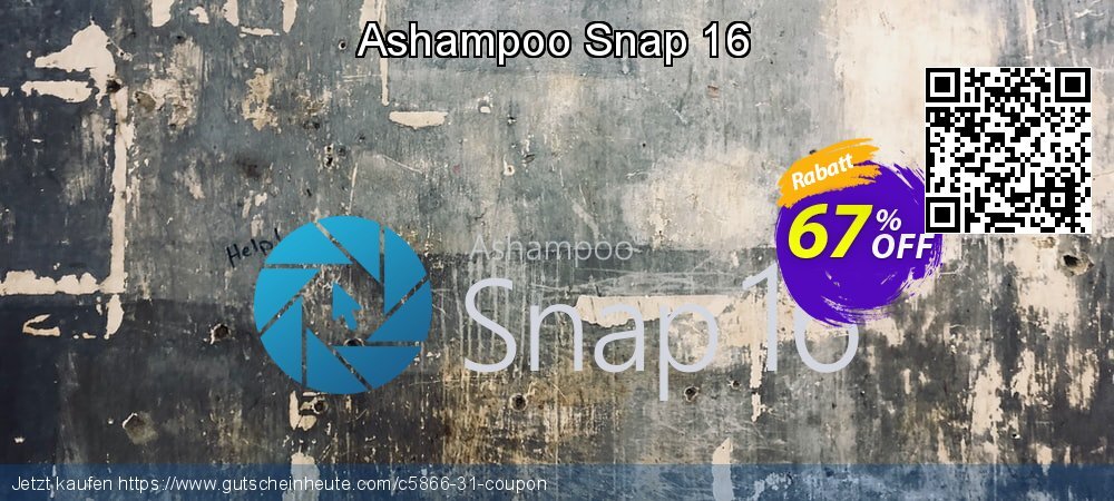 Ashampoo Snap 16 klasse Ermäßigungen Bildschirmfoto
