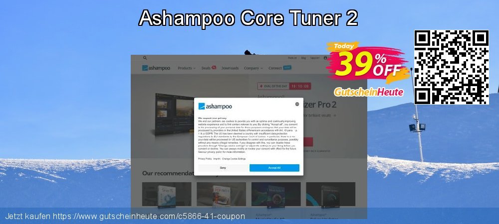 Ashampoo Core Tuner 2 großartig Außendienst-Promotions Bildschirmfoto