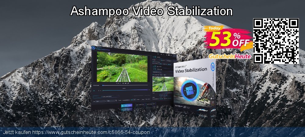 Ashampoo Video Stabilization faszinierende Ermäßigung Bildschirmfoto