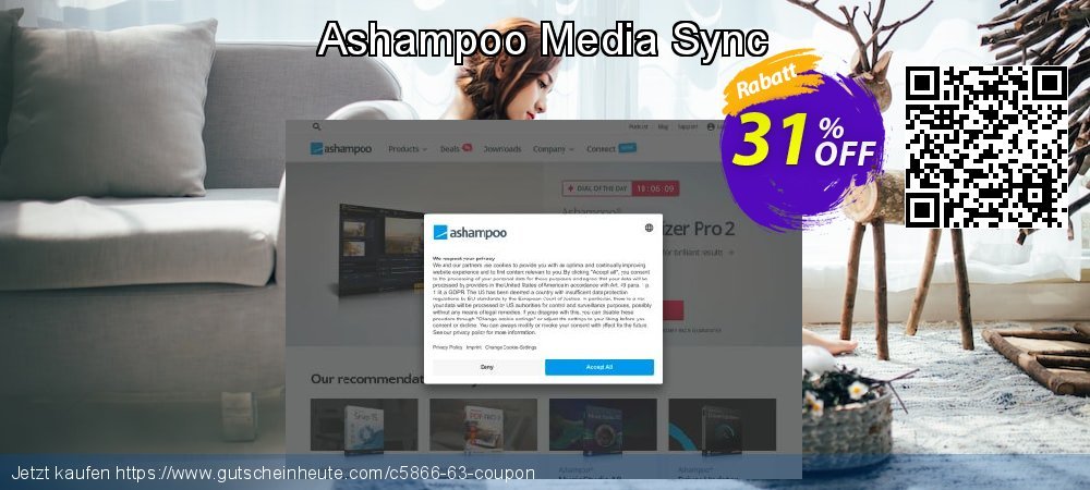 Ashampoo Media Sync exklusiv Sale Aktionen Bildschirmfoto