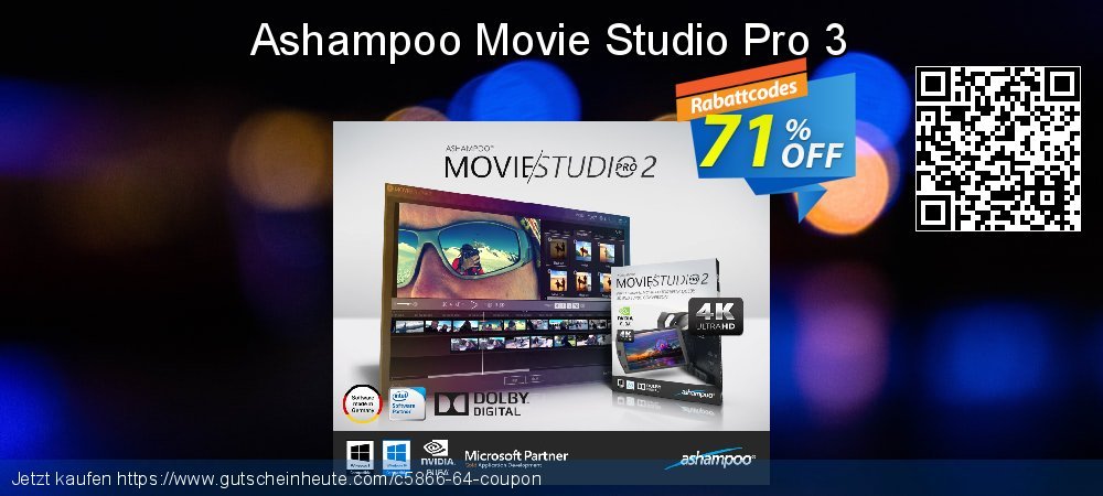 Ashampoo Movie Studio Pro 3 uneingeschränkt Rabatt Bildschirmfoto