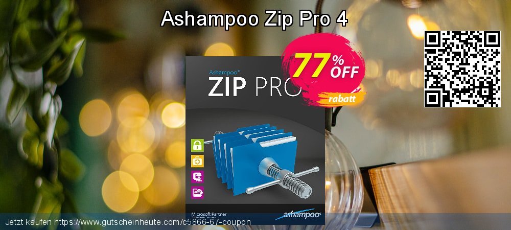 Ashampoo Zip Pro 4 ausschließenden Preisnachlässe Bildschirmfoto