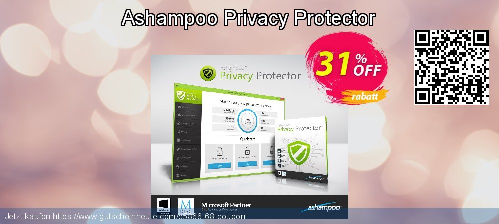 Ashampoo Privacy Protector Sonderangebote Promotionsangebot Bildschirmfoto