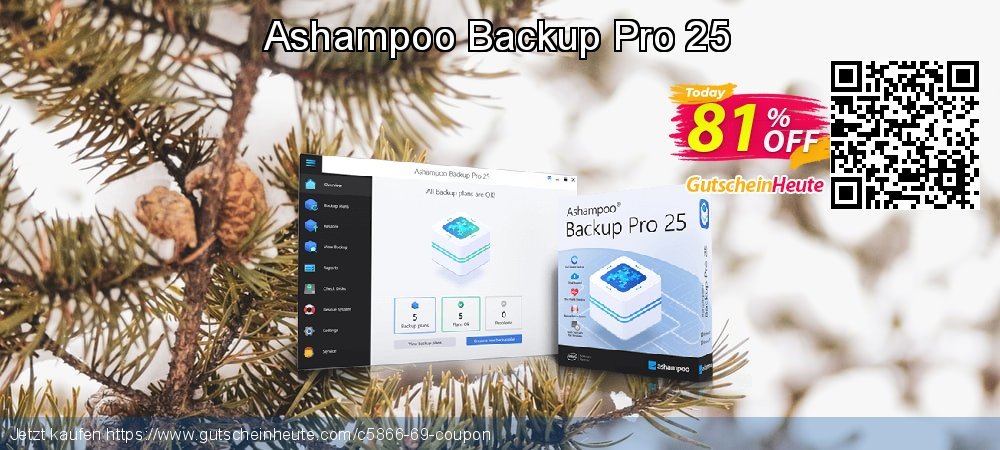 Ashampoo Backup Pro 25 erstaunlich Nachlass Bildschirmfoto