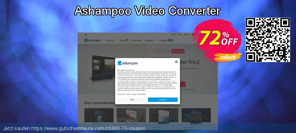 Ashampoo Video Converter unglaublich Diskont Bildschirmfoto