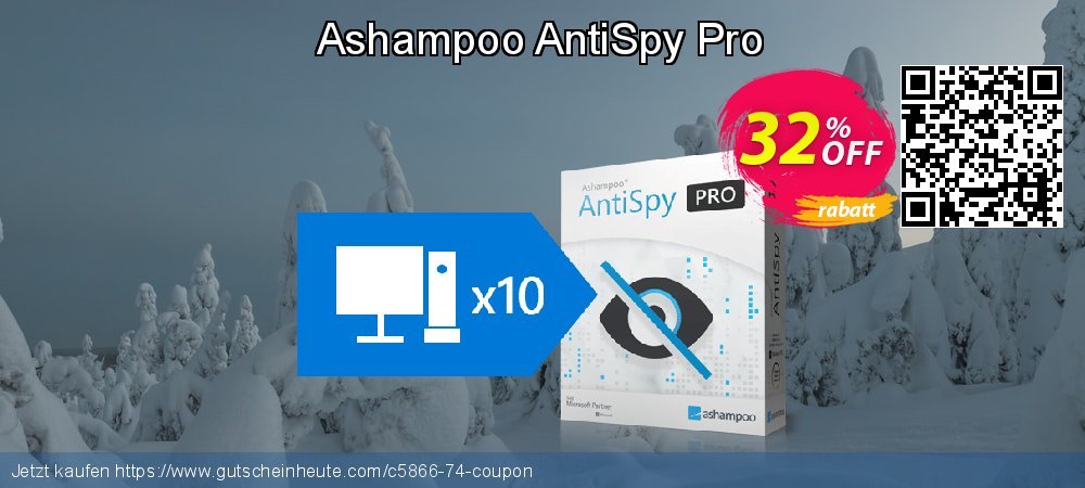 Ashampoo AntiSpy Pro atemberaubend Ausverkauf Bildschirmfoto