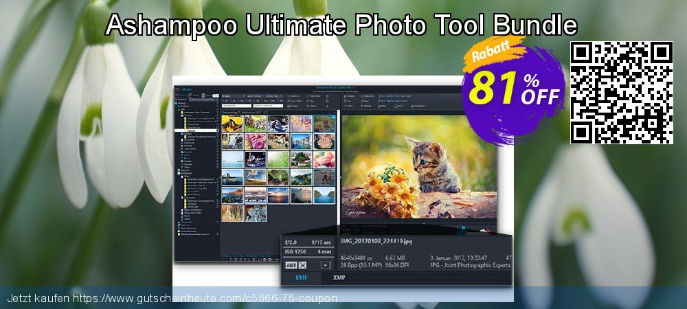 Ashampoo Ultimate Photo Tool Bundle super Außendienst-Promotions Bildschirmfoto
