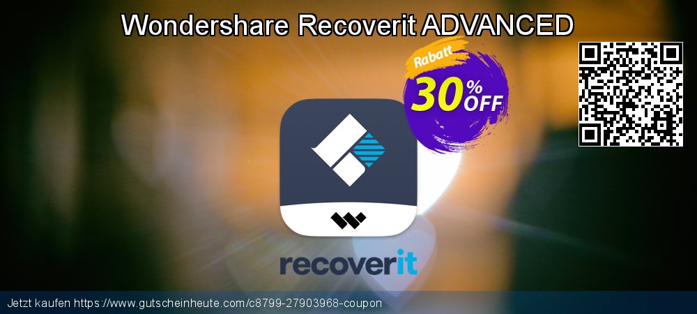 Wondershare Recoverit ADVANCED ausschließenden Ausverkauf Bildschirmfoto