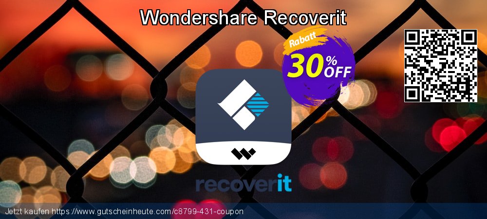 Wondershare Recoverit klasse Beförderung Bildschirmfoto