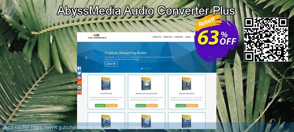 AbyssMedia Audio Converter Plus toll Angebote Bildschirmfoto
