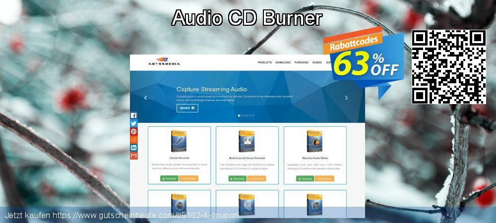 Audio CD Burner exklusiv Rabatt Bildschirmfoto