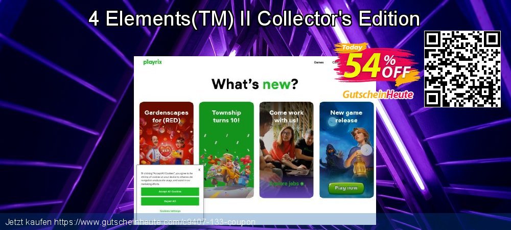 4 Elements - TM II Collector's Edition großartig Preisnachlässe Bildschirmfoto