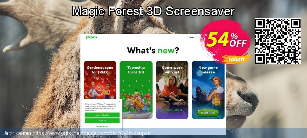 Magic Forest 3D Screensaver super Angebote Bildschirmfoto