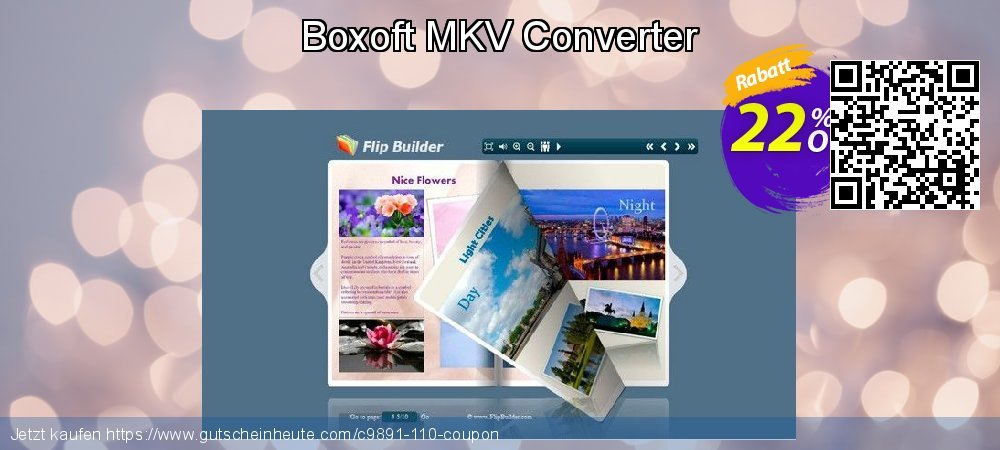 Boxoft MKV Converter wunderschön Nachlass Bildschirmfoto