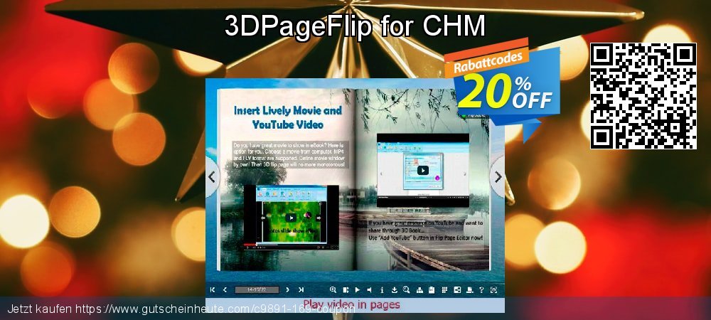 3DPageFlip for CHM wunderbar Preisnachlass Bildschirmfoto