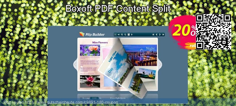 Boxoft PDF Content Split beeindruckend Ermäßigung Bildschirmfoto