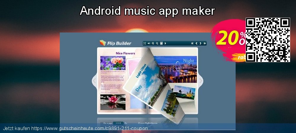 Android music app maker beeindruckend Promotionsangebot Bildschirmfoto