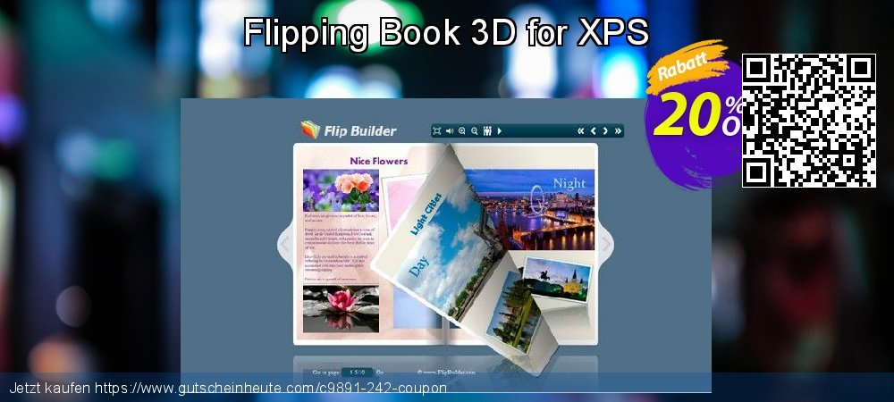 Flipping Book 3D for XPS beeindruckend Ermäßigungen Bildschirmfoto