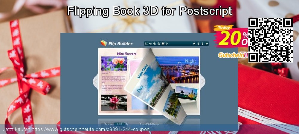 Flipping Book 3D for Postscript aufregenden Angebote Bildschirmfoto