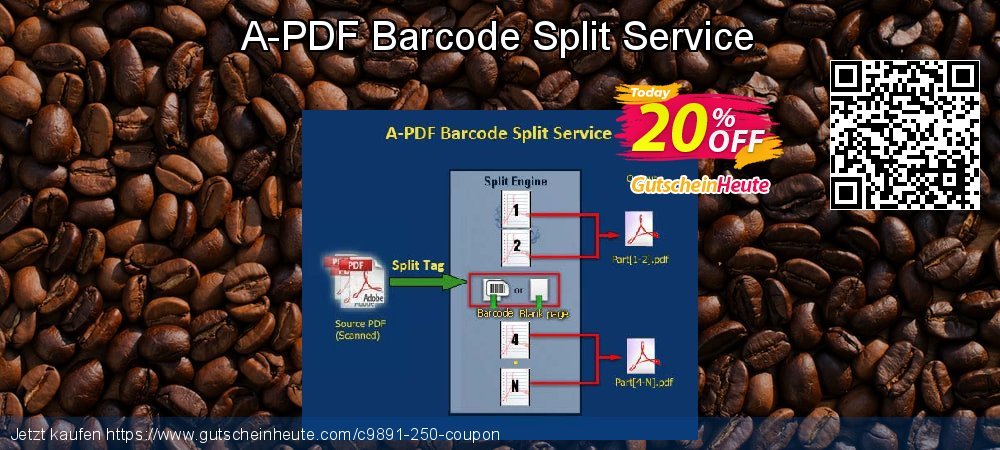 A-PDF Barcode Split Service spitze Verkaufsförderung Bildschirmfoto