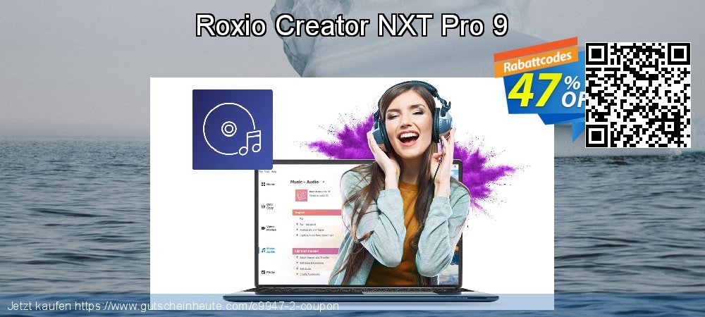 Roxio Creator NXT Pro 9 Sonderangebote Außendienst-Promotions Bildschirmfoto