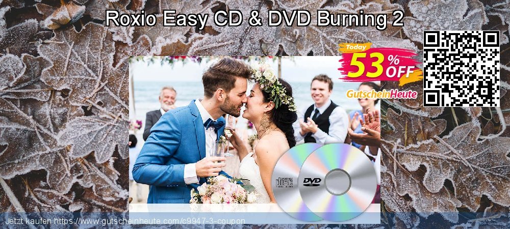 Roxio Easy CD & DVD Burning 2 erstaunlich Preisreduzierung Bildschirmfoto