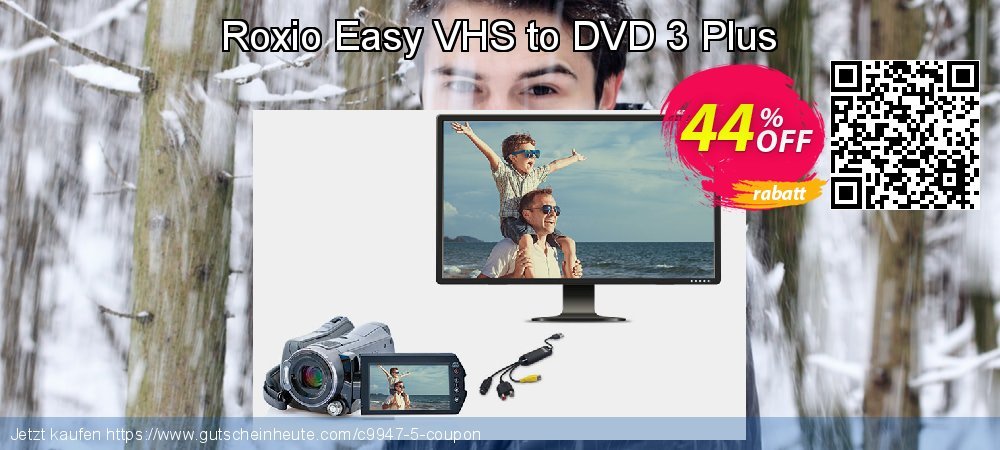 Roxio Easy VHS to DVD 3 Plus fantastisch Förderung Bildschirmfoto